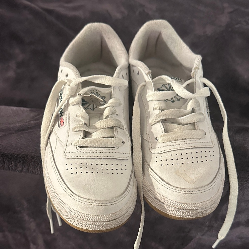 Women’s White Reeboks